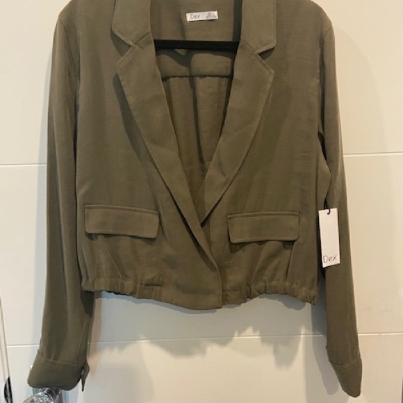 NWT DEX Women’s Cross Over Jacket Top - Picture 5 of 5